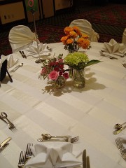 Flower Variety Table Setting