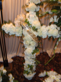 Memorial Flower Cross